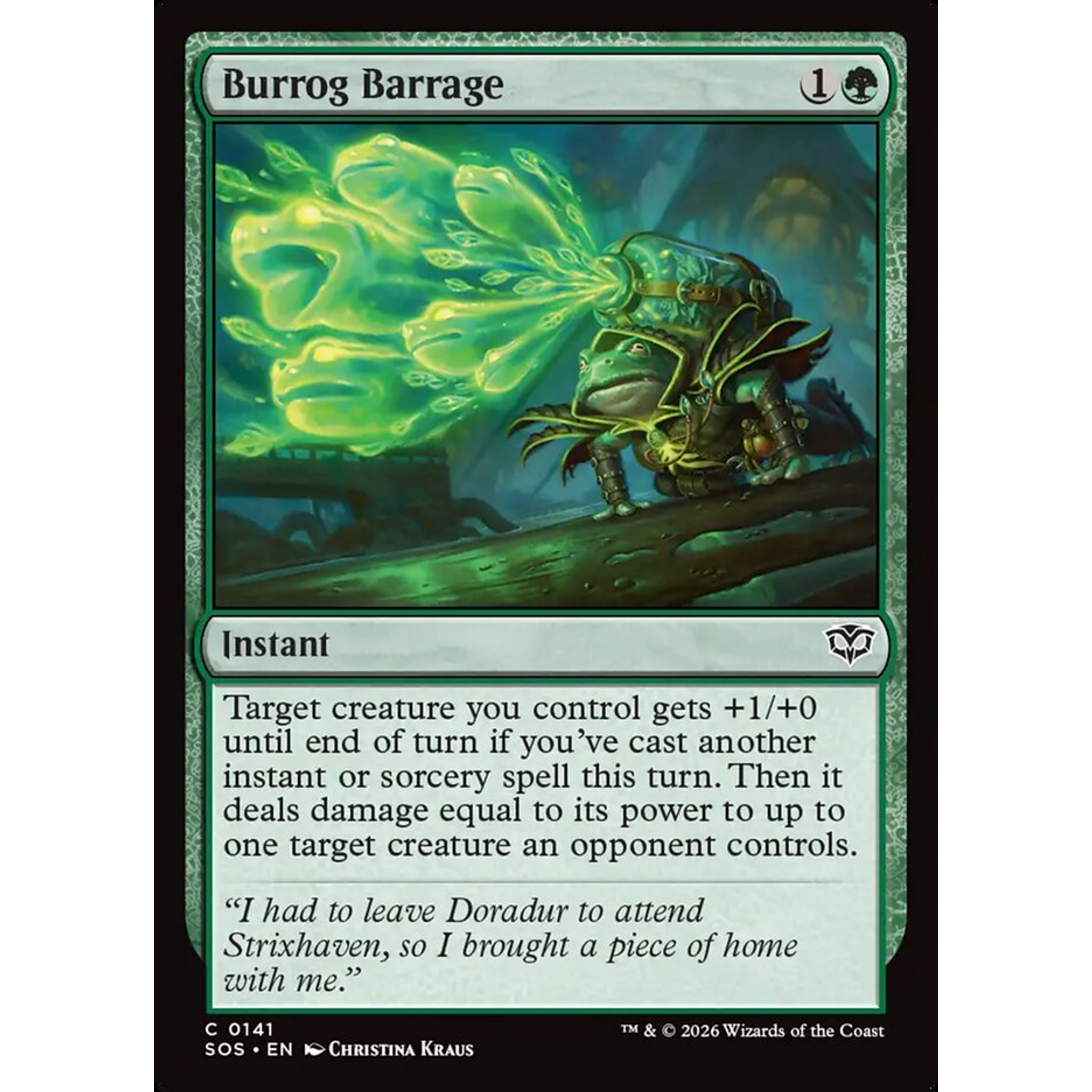 Burrog Barrage (SOS 141) — Moore Collectables UK