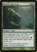 Baloth Cage Trap – Uncommon Magic: The Gathering card from Zendikar (#156)