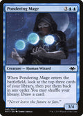 Pondering Mage – Common Magic: The Gathering card from Modern Horizons (#63)