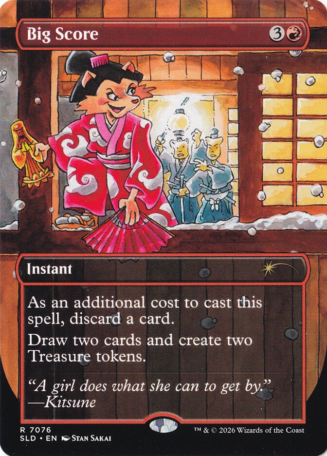 Big Score – Rare Magic: The Gathering card from Secret Lair Drop (#7076)