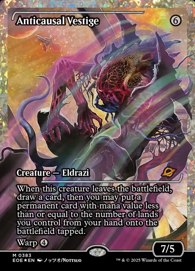 Anticausal Vestige – Mythic Magic: The Gathering card from Edge of Eternities (#383)