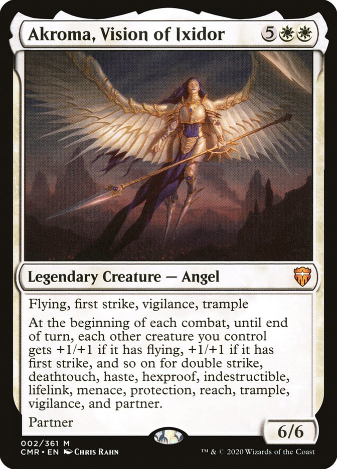 Akroma, Vision of Ixidor – Mythic Magic: The Gathering card from Commander Legends (#2)