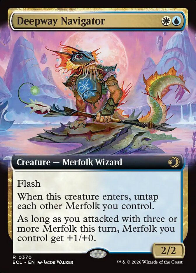 Deepway Navigator – Rare Magic: The Gathering card from Lorwyn Eclipsed (#370)