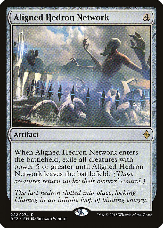 Aligned Hedron Network – Rare Magic: The Gathering card from Battle for Zendikar (#222)