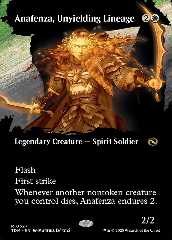 Anafenza, Unyielding Lineage – Rare Magic: The Gathering card from Tarkir: Dragonstorm (#327)