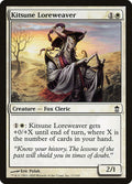 Kitsune Loreweaver – Common Magic: The Gathering card from Saviors of Kamigawa (#17)
