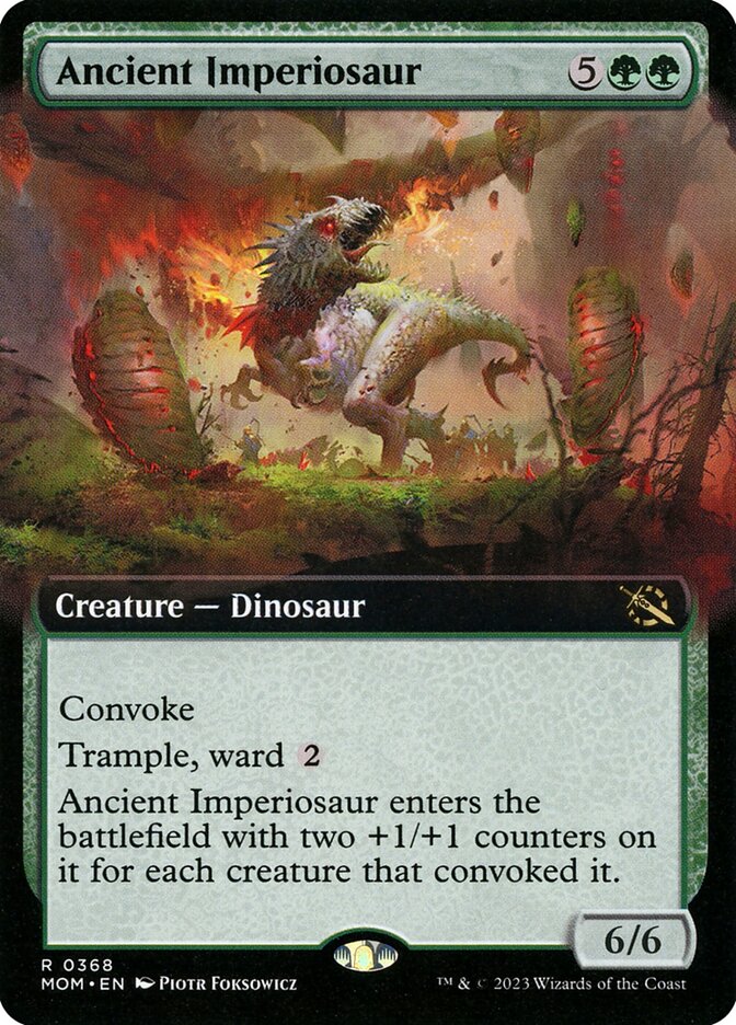Ancient Imperiosaur – Rare Magic: The Gathering card from March of the Machine (#368)