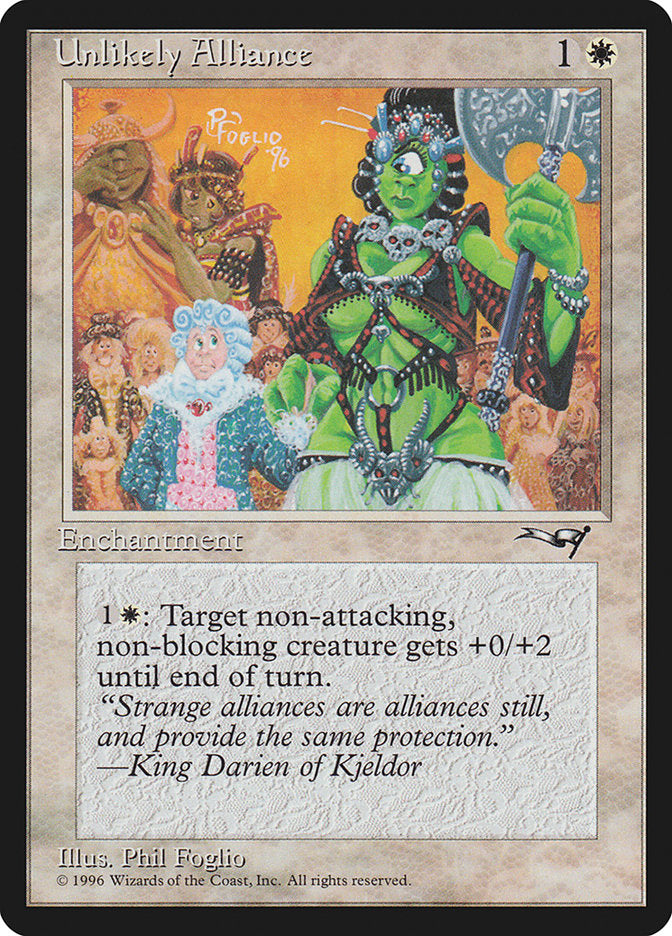 Unlikely Alliance – Uncommon Magic: The Gathering card from Alliances (#20)