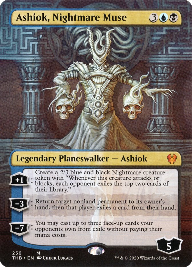 Ashiok, Nightmare Muse – Mythic Magic: The Gathering card from Theros Beyond Death (#256)
