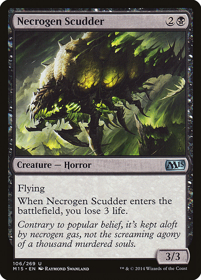 Necrogen Scudder – Uncommon Magic: The Gathering card from Magic 2015 (#106)