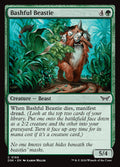 Bashful Beastie – Common Magic: The Gathering card from Duskmourn: House of Horror (#169)