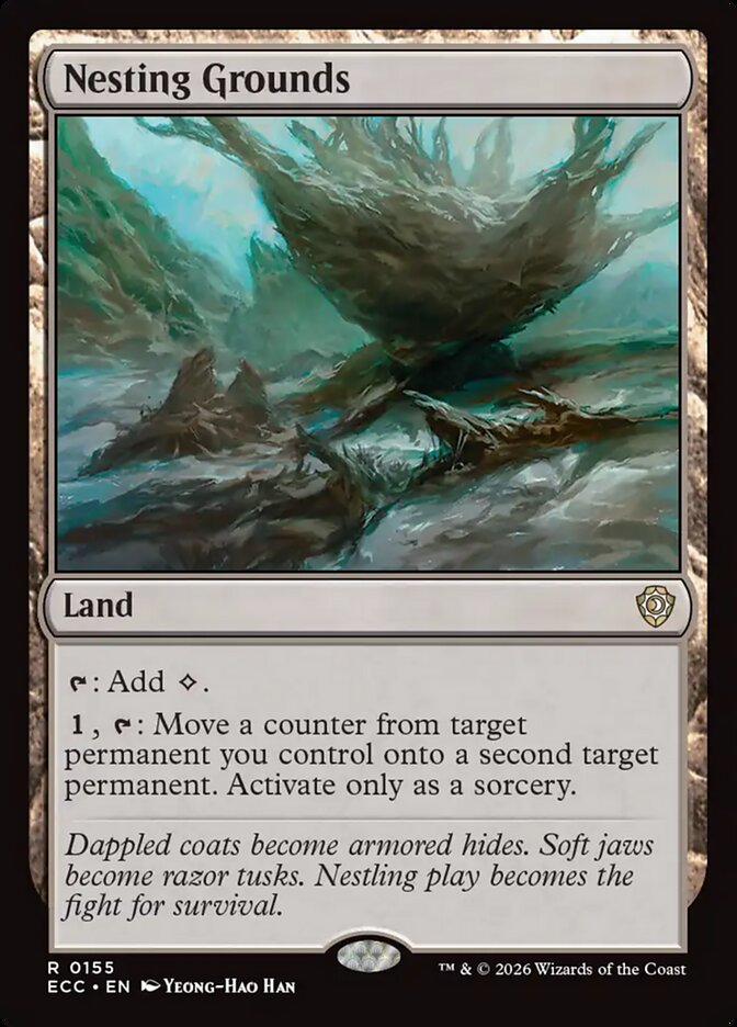 Nesting Grounds – Rare Magic: The Gathering card from Lorwyn Eclipsed Commander (#155)