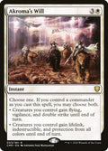 Akroma's Will – Rare Magic: The Gathering card from Commander Legends (#3)