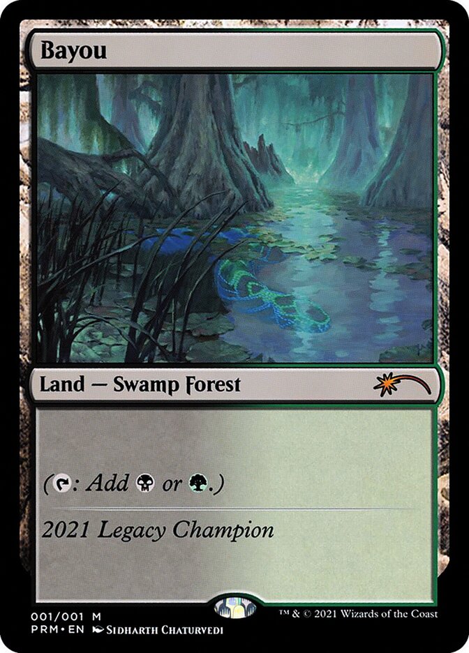 Bayou – Mythic Magic: The Gathering card from Legacy Championship (#2021B)