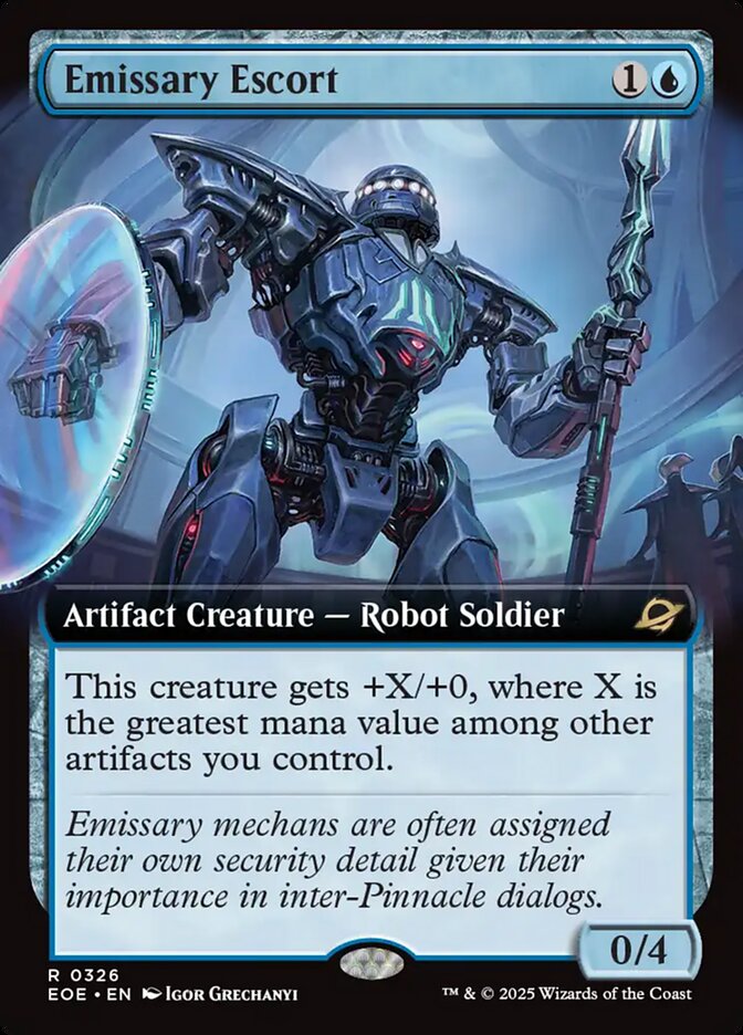 Emissary Escort – Rare Magic: The Gathering card from Edge of Eternities (#326)