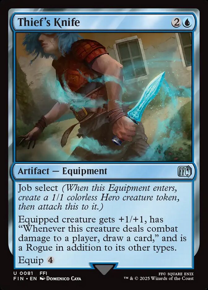 Thief's Knife – Uncommon Magic: The Gathering card from Final Fantasy (#81)