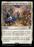 Now for Wrath, Now for Ruin! – Common Magic: The Gathering card from The Lord of the Rings: Tales of Middle-earth (#24)