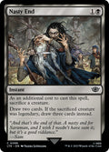 Nasty End – Common Magic: The Gathering card from The Lord of the Rings: Tales of Middle-earth (#99)