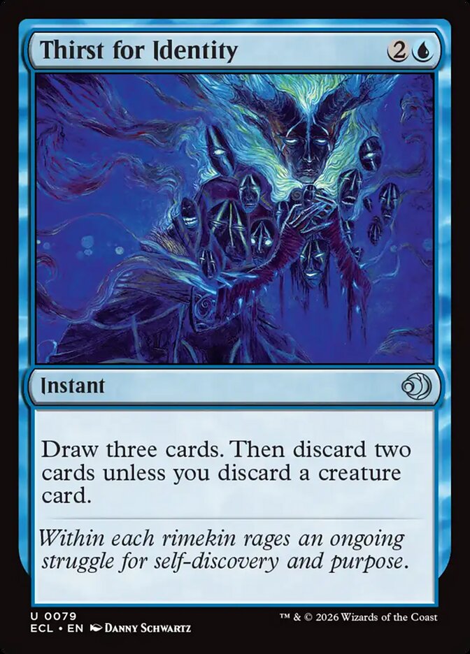 Thirst for Identity – Uncommon Magic: The Gathering card from Lorwyn Eclipsed (#79)