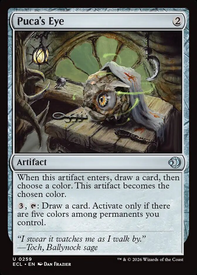 Puca's Eye – Uncommon Magic: The Gathering card from Lorwyn Eclipsed (#259)