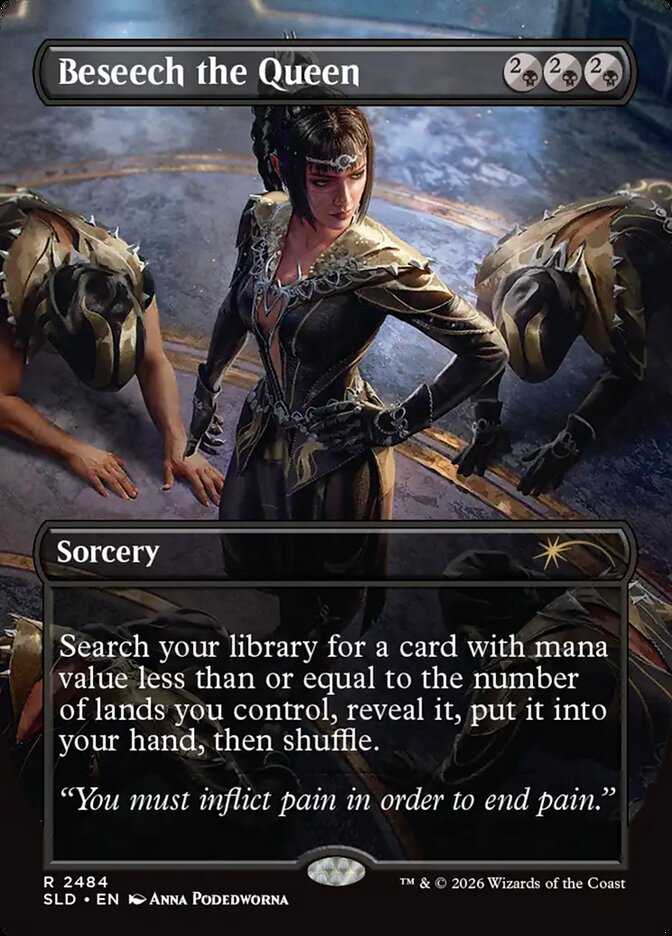 Beseech the Queen – Rare Magic: The Gathering card from Secret Lair Drop (#2484)
