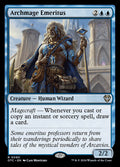 Archmage Emeritus – Rare Magic: The Gathering card from Outlaws of Thunder Junction Commander (#90)