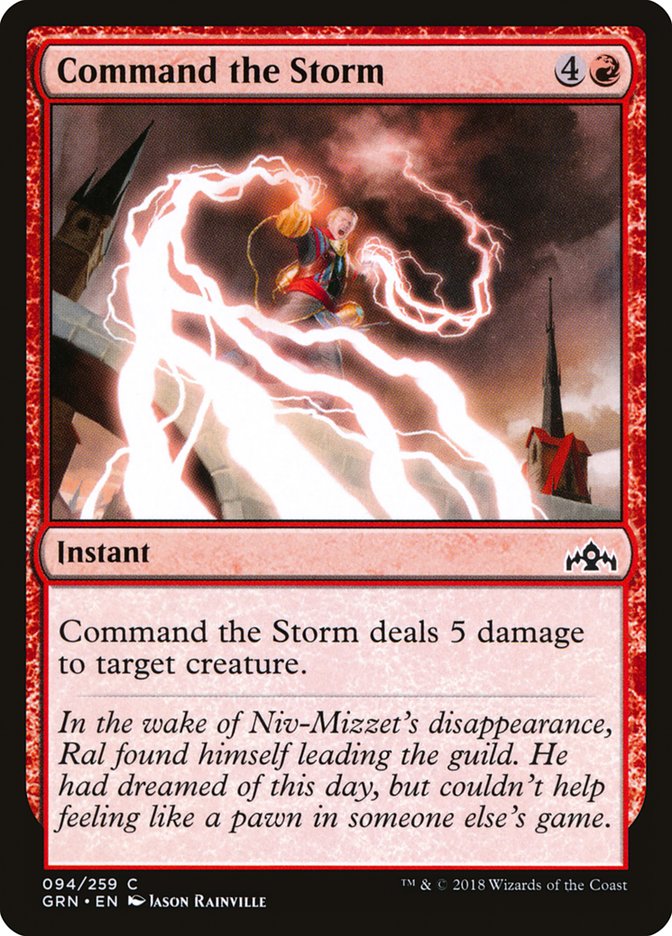 Command the Storm – Common Magic: The Gathering card from Guilds of Ravnica (#94)