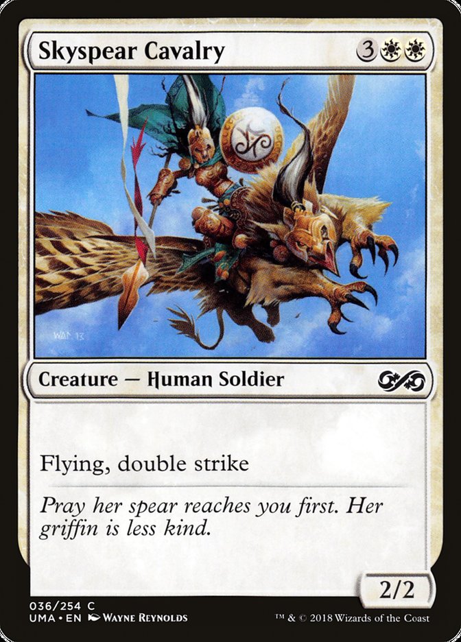 Skyspear Cavalry – Common Magic: The Gathering card from Ultimate Masters (#36)