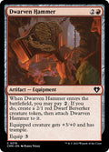 Dwarven Hammer – Common Magic: The Gathering card from Commander Masters (#219)