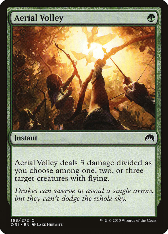 Aerial Volley – Common Magic: The Gathering card from Magic Origins (#168)