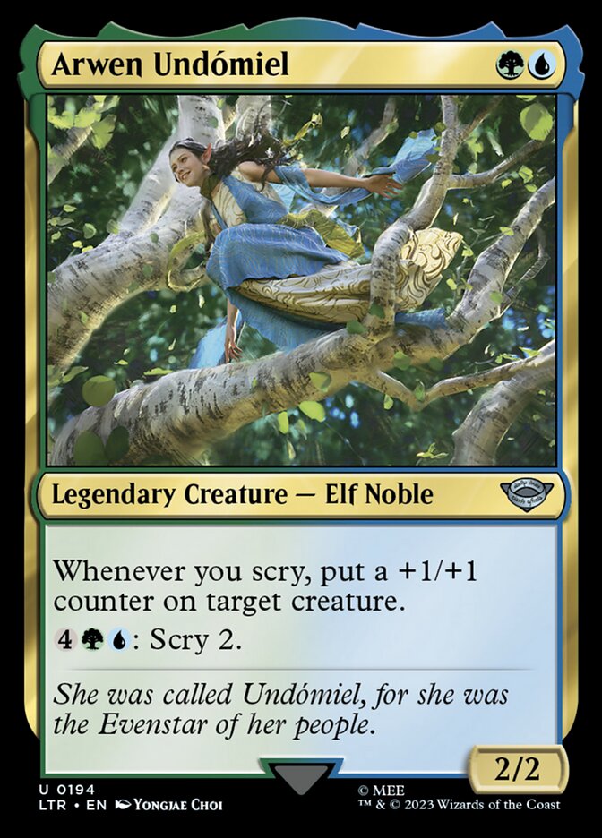 Arwen Undómiel – Uncommon Magic: The Gathering card from The Lord of the Rings: Tales of Middle-earth (#194)