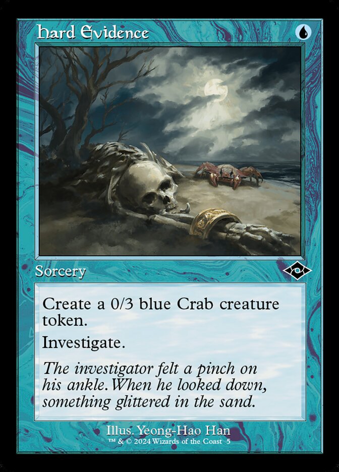 Hard Evidence – Common Magic: The Gathering card from Modern Horizons 2 Timeshifts (#5)