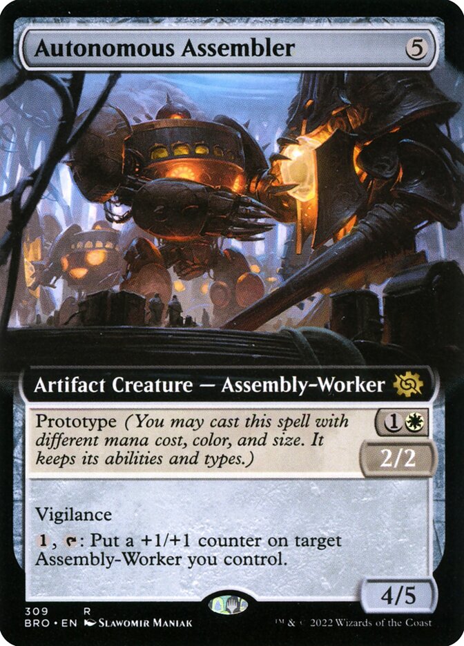 Autonomous Assembler – Rare Magic: The Gathering card from The Brothers' War (#309)