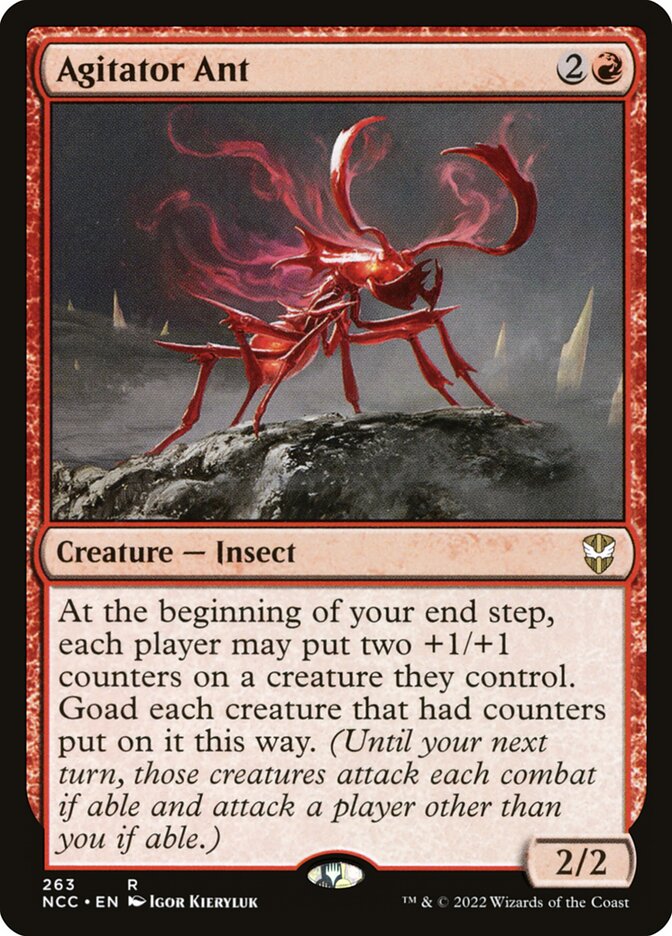 Agitator Ant – Rare Magic: The Gathering card from New Capenna Commander (#263)