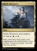 Mystic Monastery – Uncommon Magic: The Gathering card from Bloomburrow Commander (#318)
