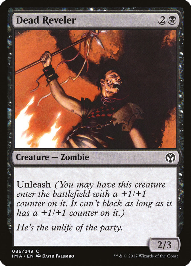 Dead Reveler – Common Magic: The Gathering card from Iconic Masters (#86)