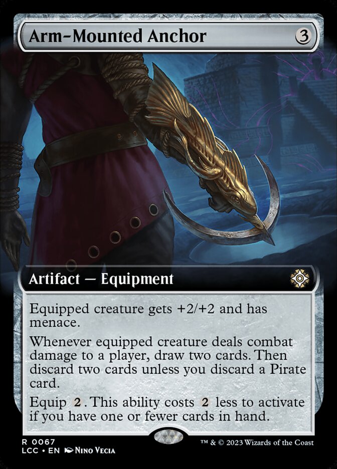 Arm-Mounted Anchor – Rare Magic: The Gathering card from The Lost Caverns of Ixalan Commander (#67)