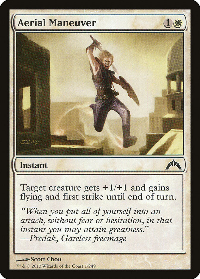 Aerial Maneuver – Common Magic: The Gathering card from Gatecrash (#1)