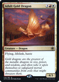 Adult Gold Dragon – Rare Magic: The Gathering card from Adventures in the Forgotten Realms Promos (#216s)
