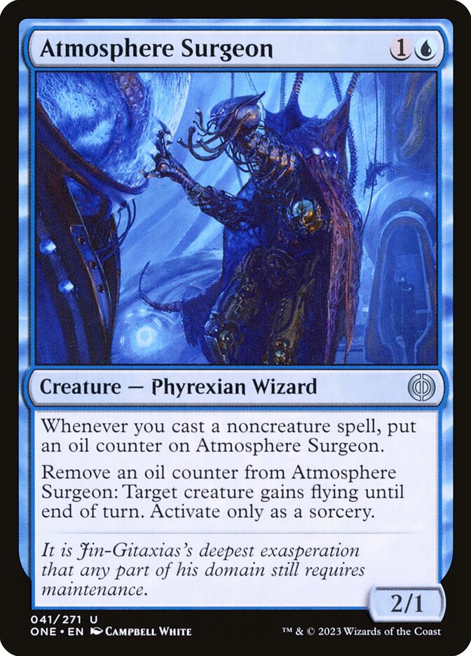 Atmosphere Surgeon – Uncommon Magic: The Gathering card from Phyrexia: All Will Be One (#41)
