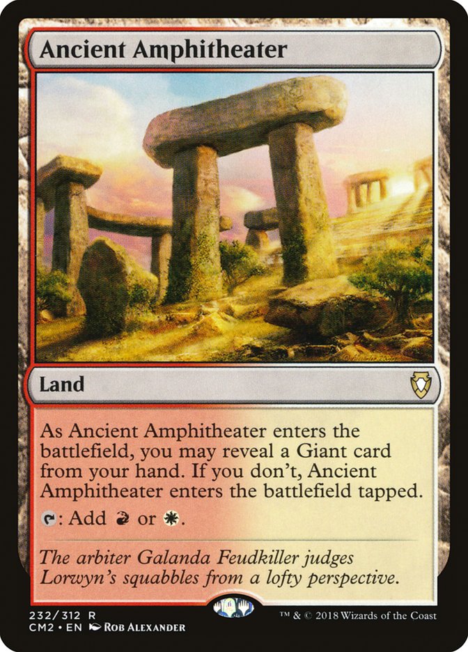 Ancient Amphitheater – Rare Magic: The Gathering card from Commander Anthology Volume II (#232)
