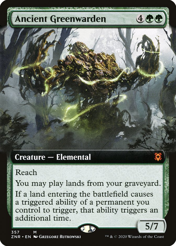 Ancient Greenwarden – Mythic Magic: The Gathering card from Zendikar Rising (#357)