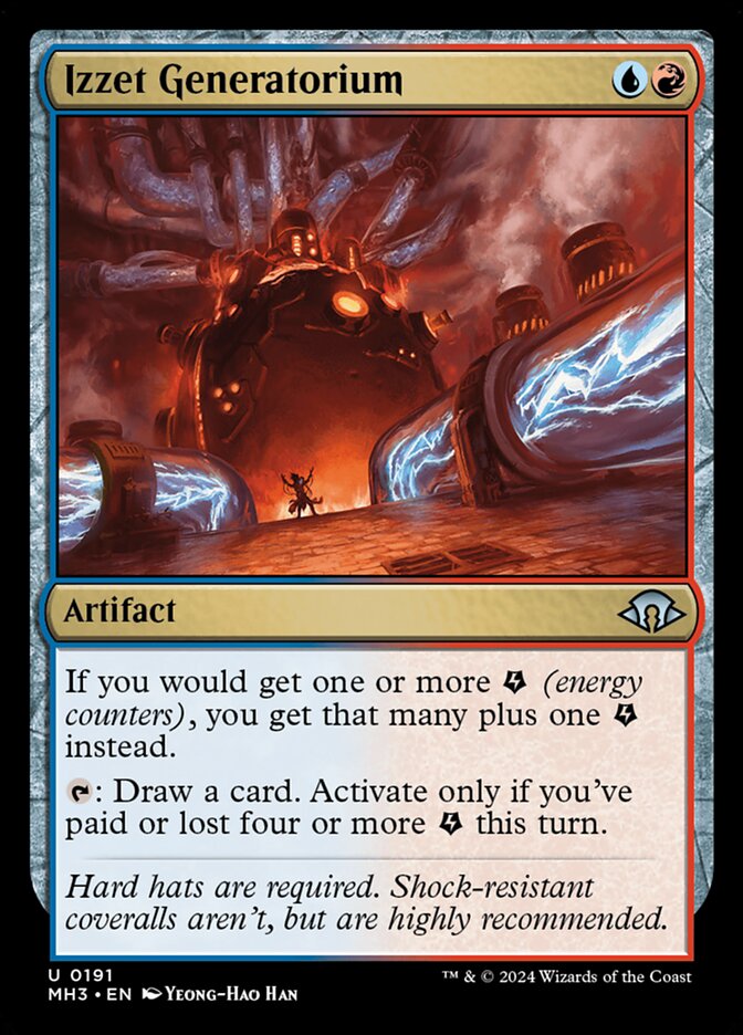 Izzet Generatorium – Uncommon Magic: The Gathering card from Modern Horizons 3 (#191)