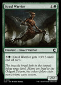 Kraul Warrior – Common Magic: The Gathering card from Ravnica: Clue Edition (#168)