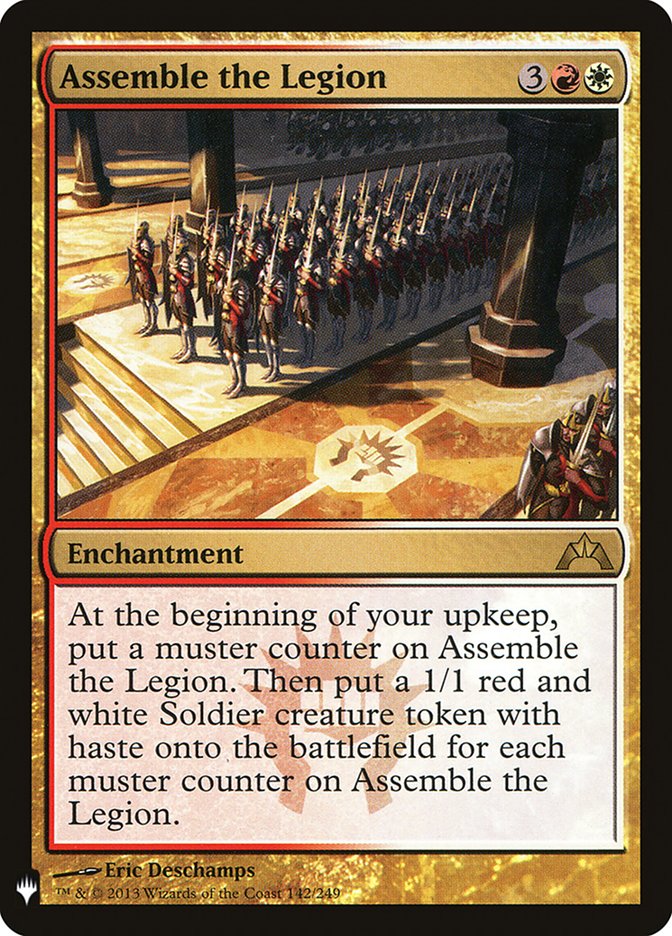 Assemble the Legion – Rare Magic: The Gathering card from The List (#GTC-142)