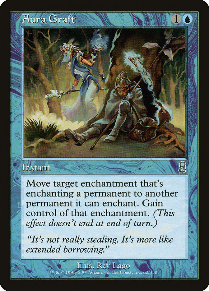 Aura Graft – Uncommon Magic: The Gathering card from Odyssey (#62)