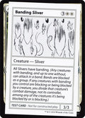 Banding Sliver – Rare Magic: The Gathering card from Mystery Booster Playtest Cards 2021 (#2)