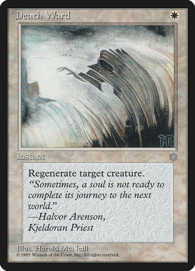 Death Ward – Common Magic: The Gathering card from Ice Age (#19)