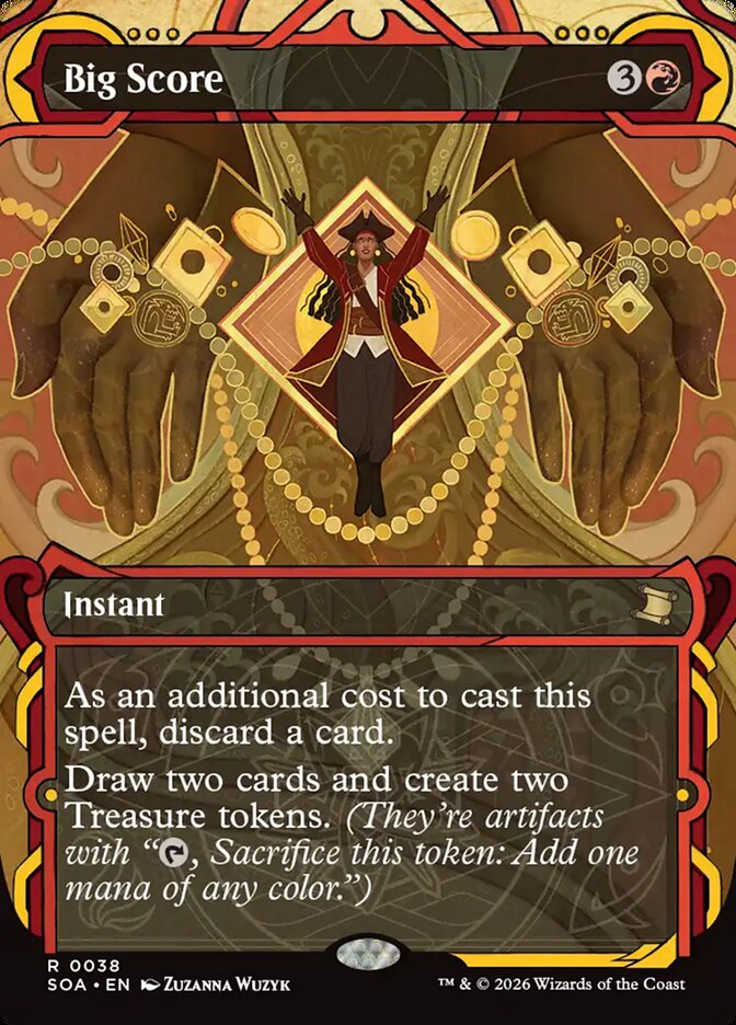 Big Score – Rare Magic: The Gathering card from Secrets of Strixhaven Mystical Archive (#38)