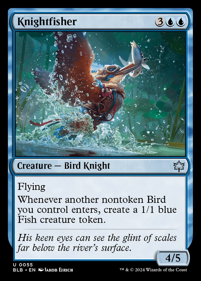 Knightfisher – Uncommon Magic: The Gathering card from Bloomburrow (#55)